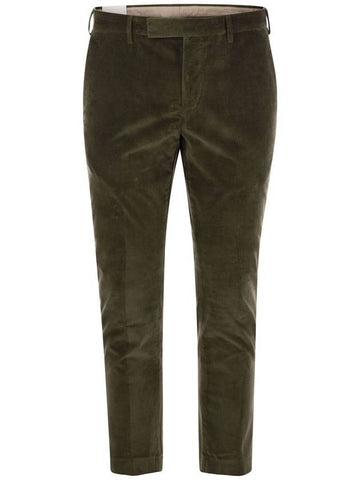 Velvet milleraies trousers - PT TORINO - BALAAN 1