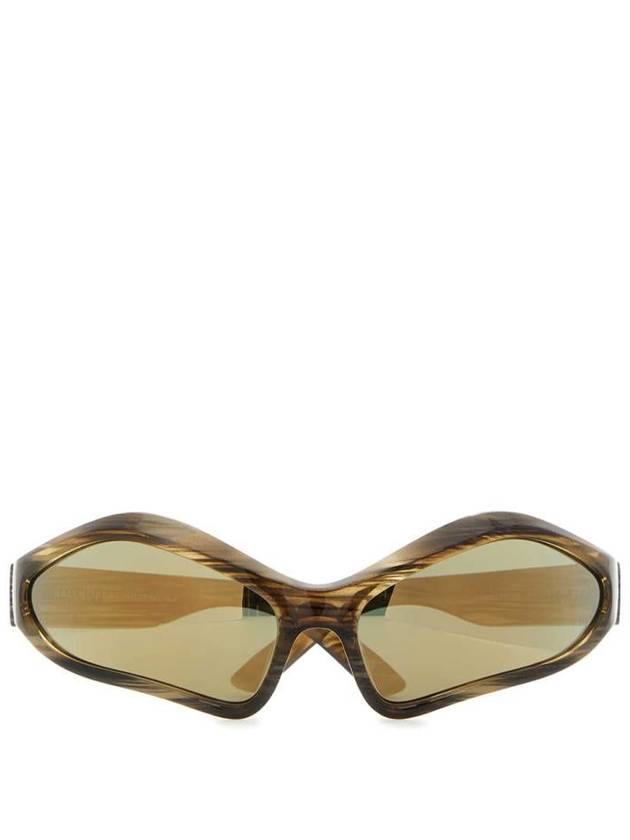 Fennec Oval Sunglasses Brown - BALENCIAGA - BALAAN 3