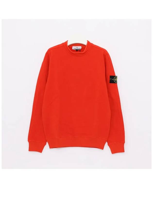 Stretch Cotton Fleece Mock Turtleneck Sweatshirt Red - STONE ISLAND - BALAAN 3