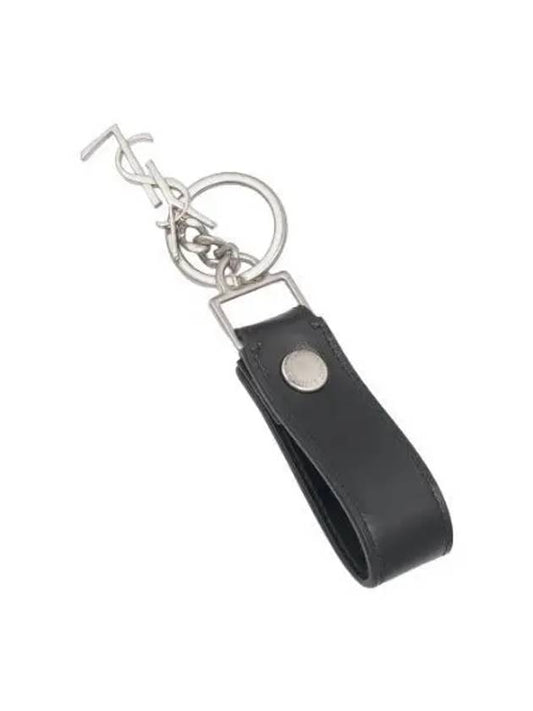 Monogram key ring black holder - SAINT LAURENT - BALAAN 1