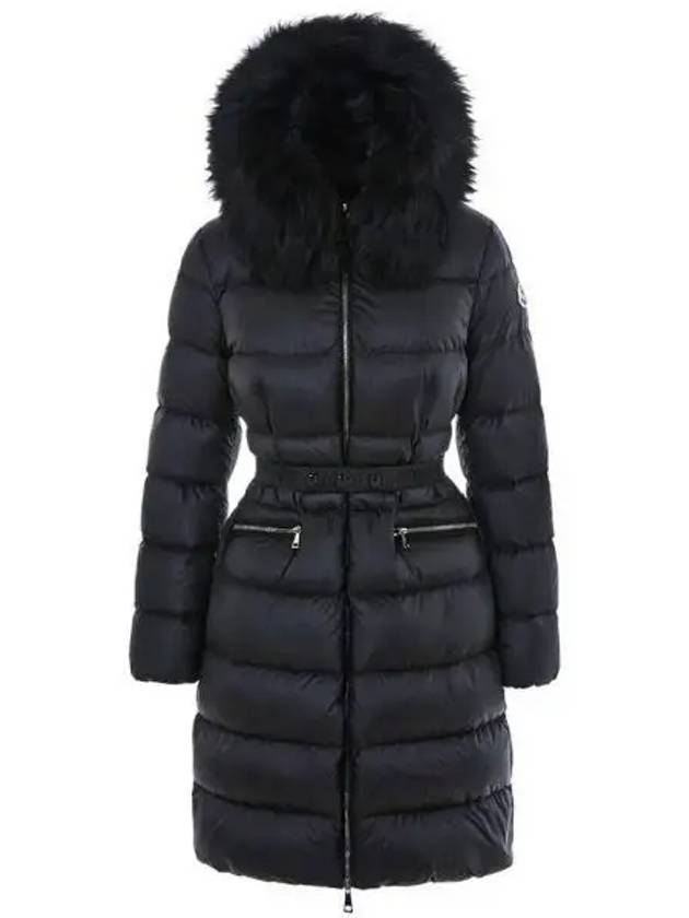 Women s black fur long padding 270061 - MONCLER - BALAAN 1