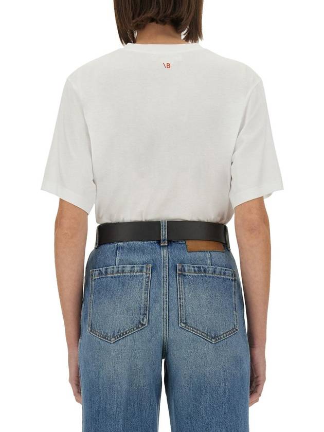 Victoria Beckham T-Shirt With Print - VICTORIA BECKHAM - BALAAN 3