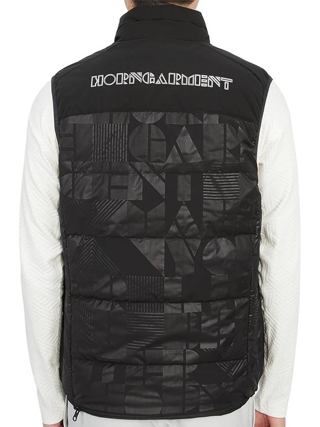 Logo Down Vest Black - HORN GARMENT - BALAAN 6