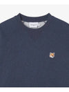 Fox Head Patch Classic Sweatshirt Navy Melange - MAISON KITSUNE - BALAAN 4