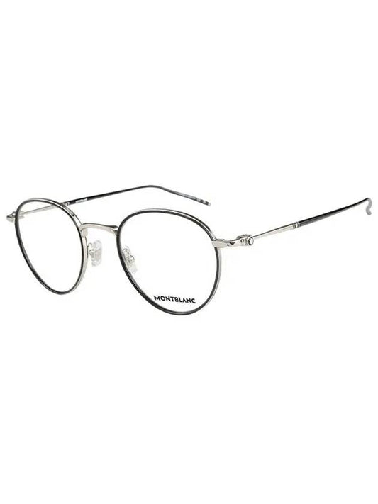 Round Metal Eyeglasses Black - MONTBLANC - BALAAN 2