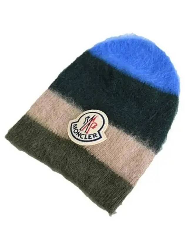 Logo hair beanie hat 270320 - MONCLER - BALAAN 1