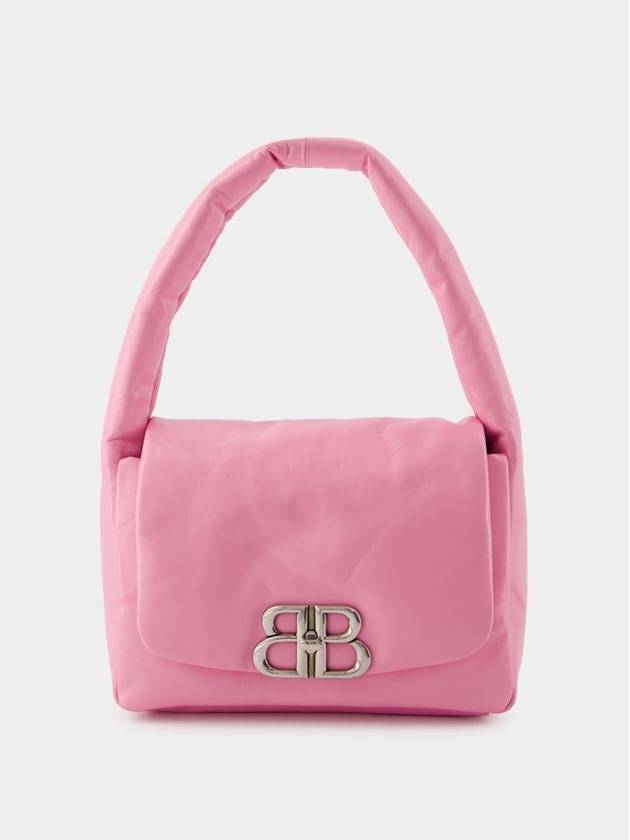 Monaco Sling S Shoulder Bag - Balenciaga - Leather - Pink - BALENCIAGA - BALAAN 1