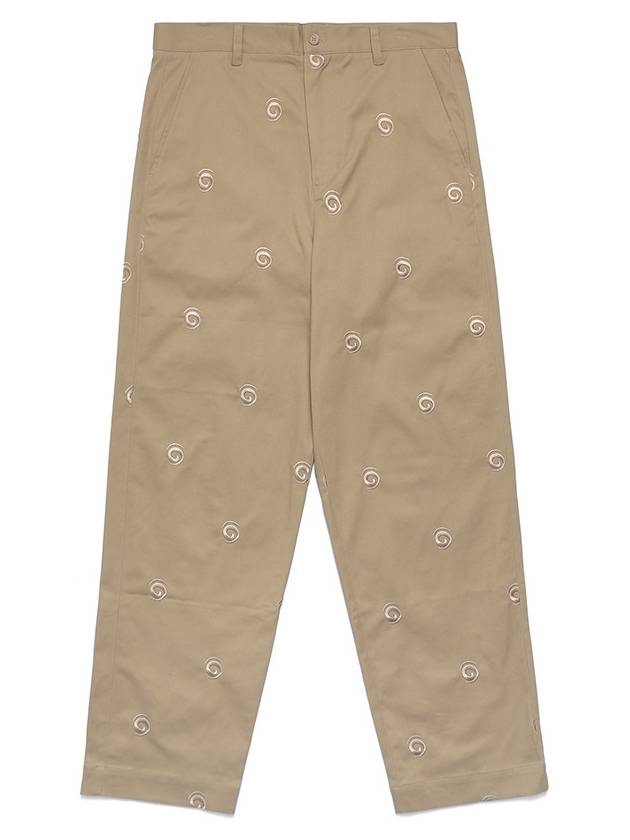 Health Seekers Golfers Malbon Embroidered Chino Pants KHAKI - MALBON GOLF - BALAAN 1