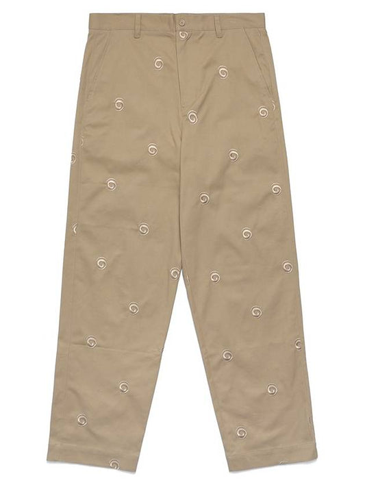 Health Seekers Golfers Malbon Embroidered Chino Pants KHAKI - MALBON GOLF - BALAAN 1