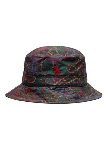 Paisley Print Bucket Hat - POLO RALPH LAUREN - BALAAN 1