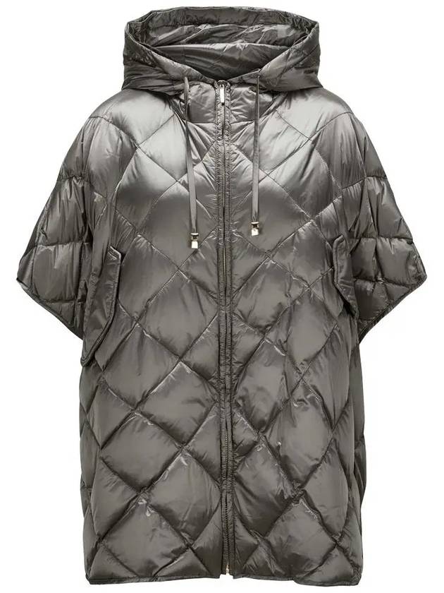 TREMAN Hood Padding Cape Gray 2429736045 089 - MAX MARA - BALAAN 1