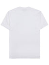 Slimfit Cotton Jersey Short Sleeve T-shirt White - STONE ISLAND - BALAAN 3