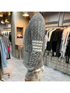 Diagonal Cable V-Neck Knit Cardigan Light Grey - THOM BROWNE - BALAAN 5