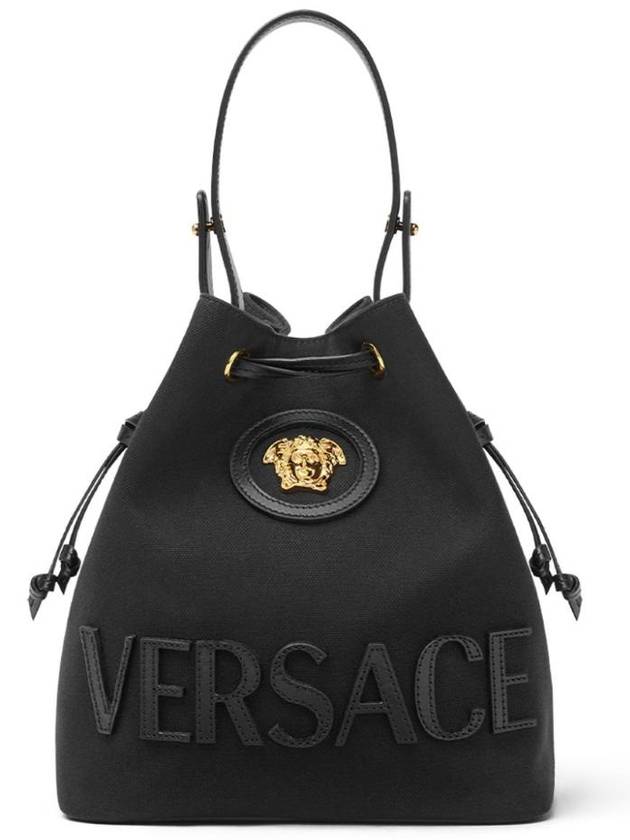 Medusa Bucket Bag Black - VERSACE - BALAAN 1