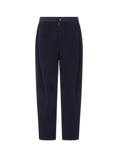 Men s Quilted Stretch Banding Pants Navy - GIORGIO ARMANI - BALAAN 1