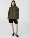 Wool Check Shirt Outer Green - VOYONN - BALAAN 8