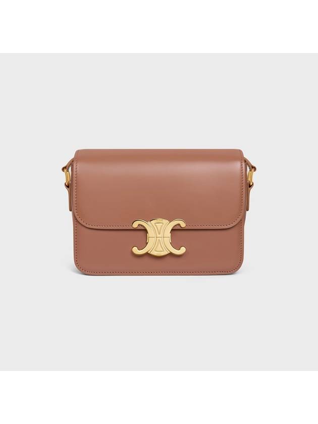 Teen Triomphe Shiny Calfskin Cross Bag Bronze - CELINE - BALAAN 2