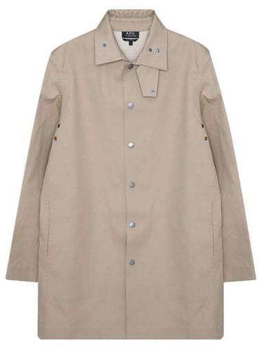 Thibault Cotton Trench Coat Beige - A.P.C. - BALAAN 1