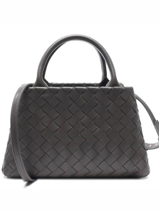 Intrecciato New Roma Tote Bag Grey - BOTTEGA VENETA - BALAAN 1