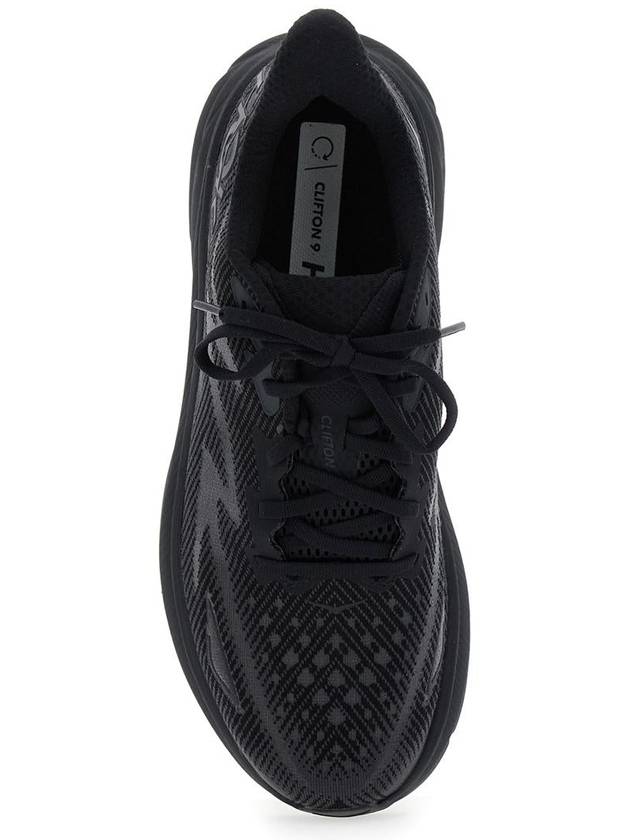 Clifton 9 Low Top Sneakers Black - HOKA ONE ONE - BALAAN 4