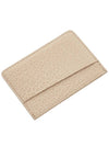 Grain Leather Stitch Card Wallet Beige - MAISON MARGIELA - BALAAN 8