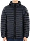 Loom Woven Chambers Down Padding Dark Navy - STONE ISLAND - BALAAN 2