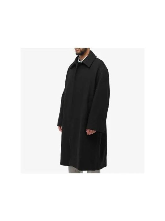 WAIN Wayne wool overcoat SNM 1027 BLACK - STUDIO NICHOLSON - BALAAN 2