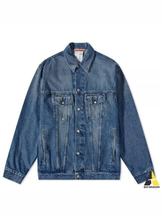 Rob Relaxed Denim Jacket Vintage Blue - ACNE STUDIOS - BALAAN 2