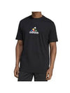 House of Tiro Nations Graphic Short T Shirt Black - ADIDAS - BALAAN 1