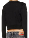 Peekaboo F Slimy Cutout Crop Sweatshirt Black A09931 - DIESEL - BALAAN 4