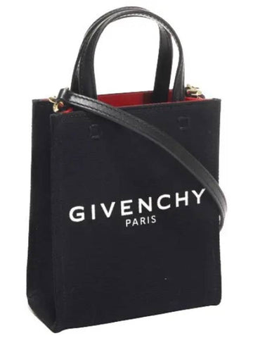 Canvas Vertical Mini Tote Bag Women Crossbody - GIVENCHY - BALAAN 1