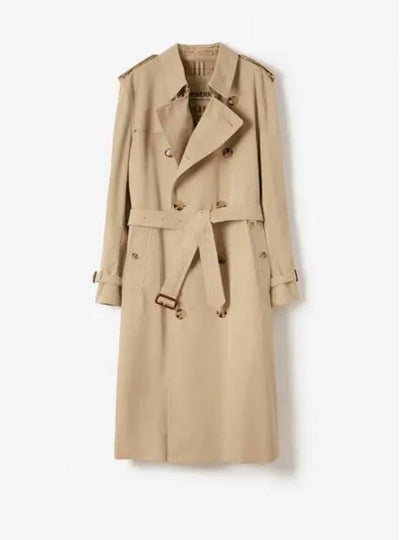 Long Kensington Heritage Trench Coat Honey - BURBERRY - BALAAN 2