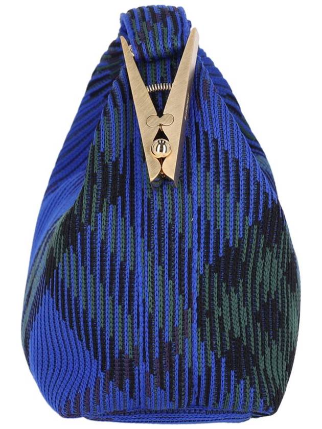 Peg Checked Duffel Bag Blue - BURBERRY - BALAAN 6