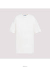 Triangle Logo Short Sleeve T-Shirt White - PRADA - BALAAN 5