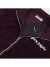 MEN LOGO CHENILL TRACK JACKET BD001F19469007 9501 PURPLE WHITE PLC005pu - PALM ANGELS - BALAAN 5