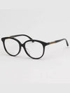 Eyewear Round Frame Glasses Black - GUCCI - BALAAN 3