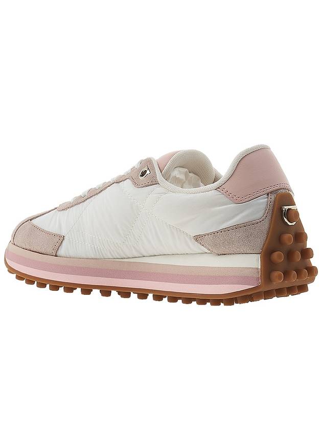 Panelled Low-Top Sneakers Pink - SALVATORE FERRAGAMO - BALAAN 4