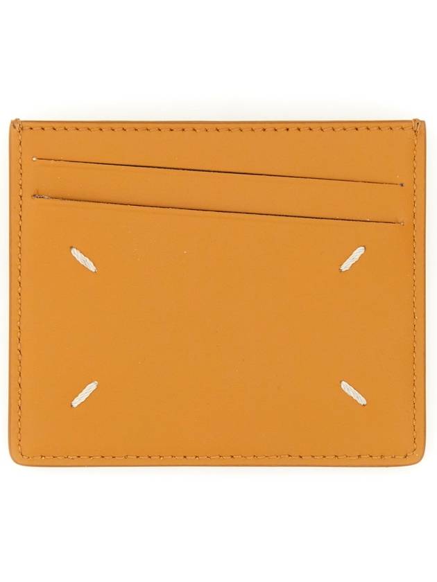 Stitch Diagonal Card Wallet Mustard - MAISON MARGIELA - BALAAN 3