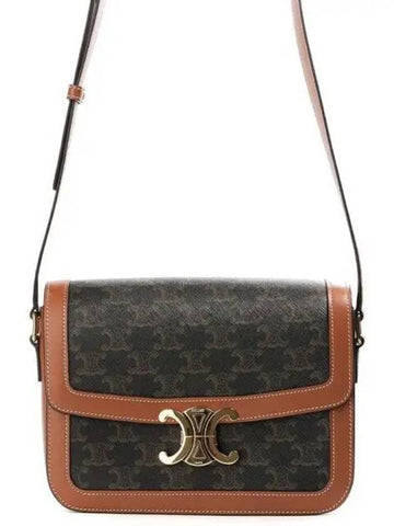 Women s Triope Canvas Shoulder Bag 271467 - CELINE - BALAAN 1