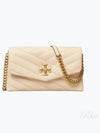 Kira Chevron Chain Long Wallet New Cream - TORY BURCH - BALAAN 2