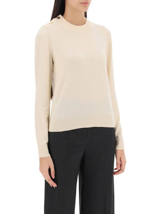 Sweater K2130 354 IVORY - GANNI - BALAAN 3