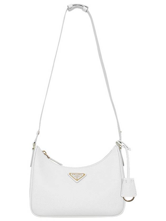 Re-Edition Saffiano Leather Mini Bag White - PRADA - 4