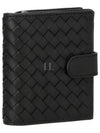 Intrecciato Half Wallet Black - BOTTEGA VENETA - BALAAN 2