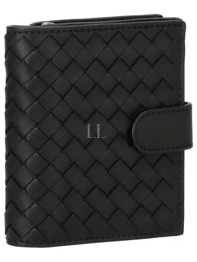 Intrecciato Half Wallet Black - BOTTEGA VENETA - BALAAN 2