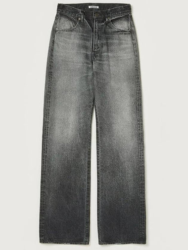 Selvedge faded heavy denim pants - AURALEE - BALAAN 1