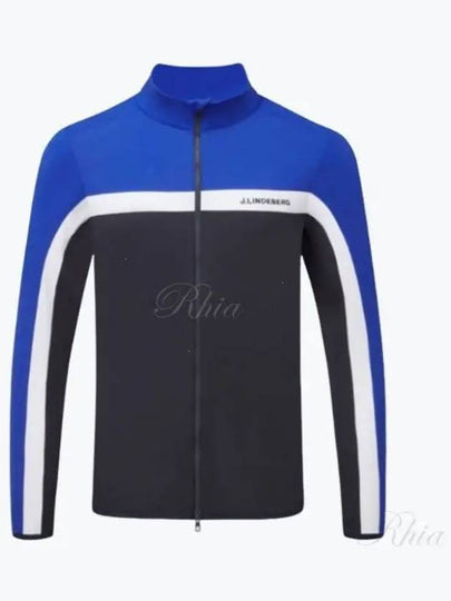 Jarvis Mid Layer Zip Up Jacket Blue - J.LINDEBERG - BALAAN 2