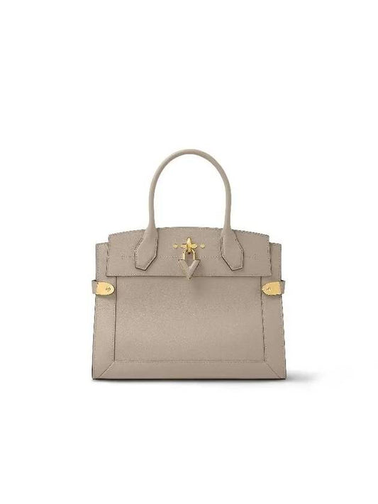 Women's Steamer MM Tote Bag Grey - LOUIS VUITTON - BALAAN 1