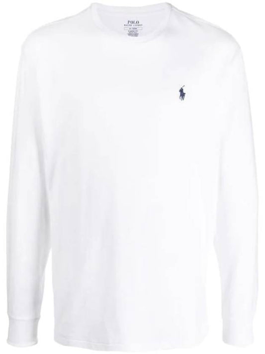 Embroidery Pony Classic Long Sleeve T-Shirt White - POLO RALPH LAUREN - BALAAN 1