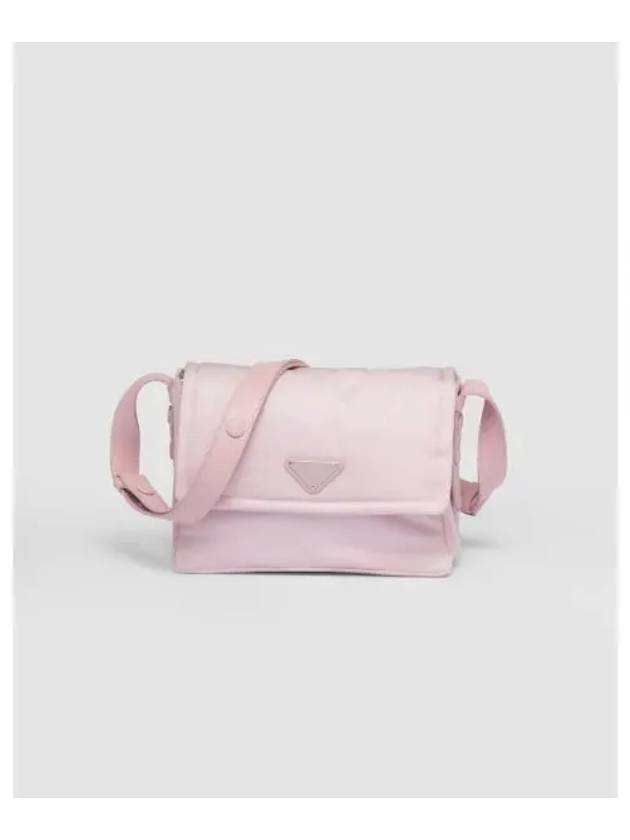 Small Padded Re-Nylon Shoulder Bag Alabaster Pink - PRADA - BALAAN 2