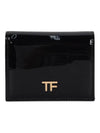 TF Logo Card Wallet Black - TOM FORD - BALAAN 2